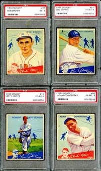 1934 Goudey Complete Set of 96 Cards 